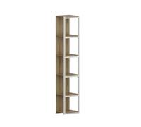 Hanah Home Bookshelf, Roble Blanco, Talla única