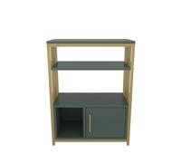 Hanah Home Bookshelf, Verde Dorado, Talla única