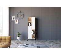 Hanah Home Bookshelf, Zafiro Roble Blanco, Talla única