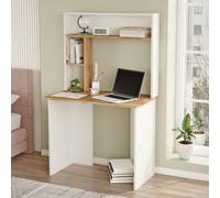 Hanah Home Br2-Aw Escritorio de Estudio Pino Atlántico y Blanco