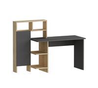 Hanah Home Bugra Mesa de Estudio Antracita y Roble