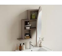 Hanah Home Cloud Storage Bathroom Wall Mirror - Moca claro