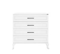 Hanah Home Cómoda Blanca con 4 Cajones