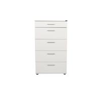 Hanah Home Cómoda de 5 cajones Blanca