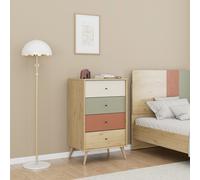 Hanah Home Cómoda Multicolor con 4 Cajones