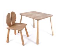 Hanah Home Conjunto de Mesa para Niños Color Roble