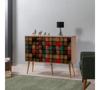 Hanah Home Consola Abstracta Mega-723 Roble Sonoma