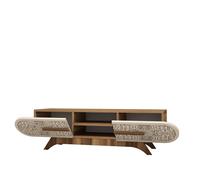 Hanah Home Defne - Walnut Cream