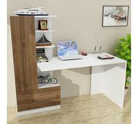 Hanah Home Domingos - Blanco, Nogal