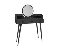 Hanah Home Elegans Mesa de Maquillaje Antracita