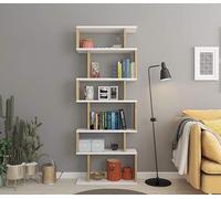 Hanah Home Bates Estantería Blanco y Roble