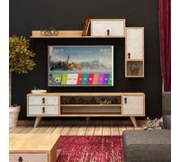 Hanah Home Eleva Mueble de TV Roble y Blanco