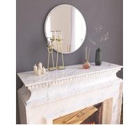 Hanah Home Espejo Redondo Ozze Blanco