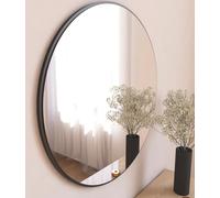 Hanah Home Espejo Redondo Ozze Negro 60 cm