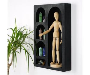 Hanah Home Estantería de Pared Cry004-S Negro