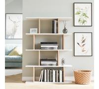 Hanah Home Estantería Harmon Blanco y Roble