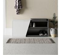 Hanah Home Fiona Bench Zapatero Antracita y Blanco
