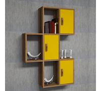 Hanah Home Flora - Nogal y Amarillo
