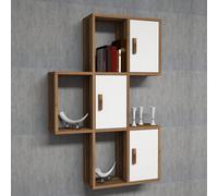Hanah Home Flora - Nogal y Blanco