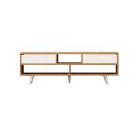 Hanah Home Glasgow Soporte de TV Roble y Blanco