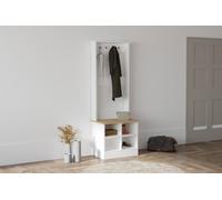 Hanah Home Hall Stand Mare Zafiro y Blanco
