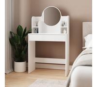 Hanah Home Idis Mesa de Maquillaje Blanca