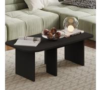 Hanah Home Iris - Juego de mesas de café Negro