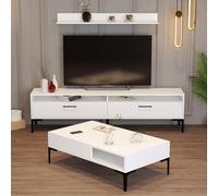 Hanah Home Istanbul - Conjunto de muebles de salón Blanco