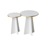 Hanah Home Juego de Mesa de café, 100% melamina con Revestimiento de chipboard, Talla única