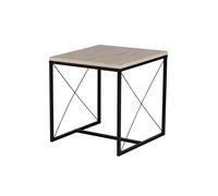Hanah Home Juego de Mesas de Café Defne - Negro, Travertine