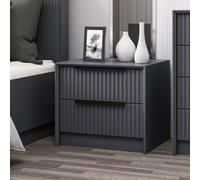 Hanah Home Kale Luxe Soft - 4799 Mesilla de noche Antracita