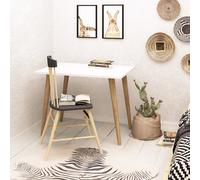 Hanah Home Lery Mesa de estudio Blanca