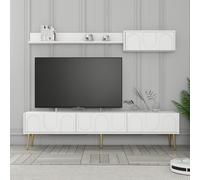 Hanah Home Lyon 2 - Blanco y Dorado