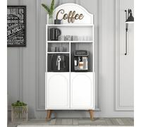 Hanah Home Lyon 80 Blanco y Nogal