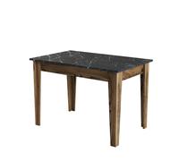 Hanah Home Mesa de Cocina Kiev 509 - Nogal y Negro