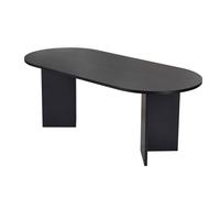 Hanah Home Mesa de Comedor Sabella Madera Negra