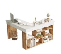 Hanah Home Mesa de estudio Ct5-Aw Pino Atlántico y Blanco