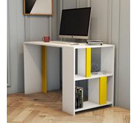 Hanah Home Mesa de Estudio Lima Blanco y Amarillo