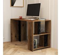 Hanah Home Mesa de Estudio Lima - Nogal, Negro Mármol