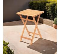 Hanah Home Mesa de jardín My021 en Madera de Haya Marrón