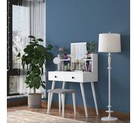 Hanah Home Mesa de Maquillaje Blanca BJ102- 2235