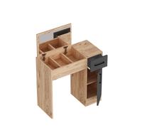 Hanah Home Mesa de maquillaje Pino Atlántico y Antracita