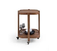Hanah Home Mesa de Servicio Alaska - Walnut