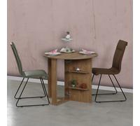 Hanah Home Mesa plegable extensible Roble caucásico