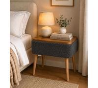 Hanah Home Mesita de noche Nova - Antracita