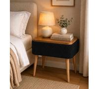 Hanah Home Mesita de Noche Nova Negro