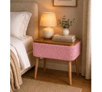 Hanah Home Mesita de Noche Nova - Rosa