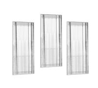 Hanah Home Mini Buhem - Juego de espejos decorativos Transparentes (3 piezas)
