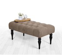 Hanah Home, modelo FLF1285, marca Braun, bancos, composición: 50% algodón / 50% terciopelo