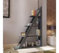 Hanah Home Moderno Soporte para Libros, 100 cm x 150 cm x 29,5 cm, 100% melamina, 18 mm de Grosor, diseño escandinavo, solución de Almacenamiento Elegante